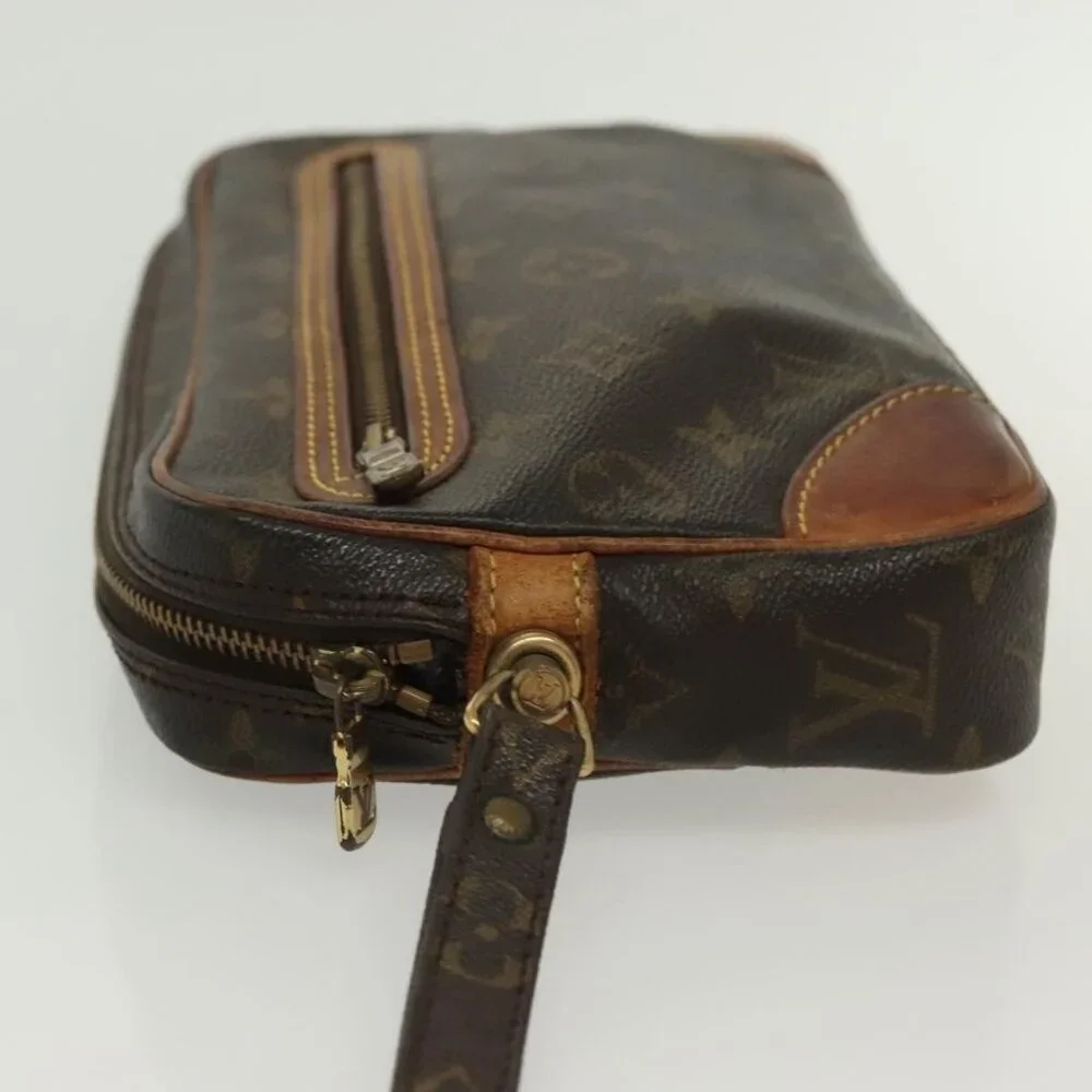 LOUIS VUITTON Monogram Marly Dragonne GM Clutch Bag LV Auth